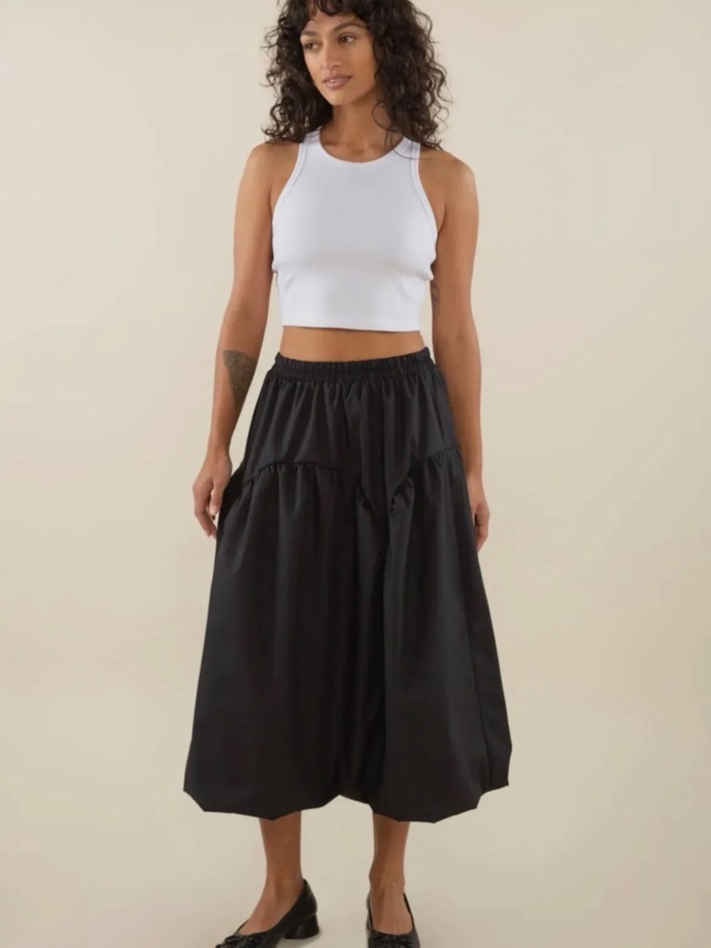 Black Bubble Skirt